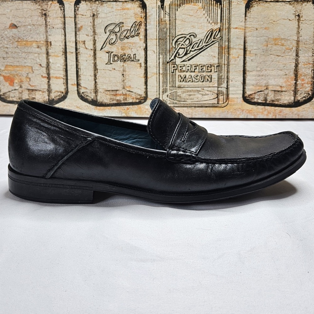 Sebago Sussex Classic Shoes Mens 11M Black Leather Penny Loafer Genuine Handsewn